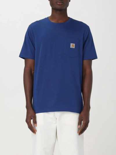 Carhartt T-shirt  Wip Men Color Blue