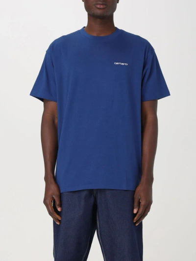 Carhartt T-shirt  Wip Men Color Blue