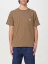Carhartt Pocket Branch T-shirt In Brown