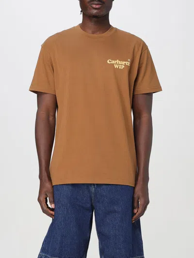Carhartt Wip Hartt Chain T-shirt In Brown