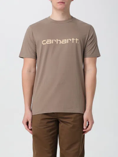 Carhartt T-shirt  Wip Men Color Brown