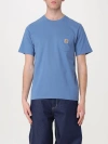 Carhartt T-shirt  Wip Men Color Gnawed Blue