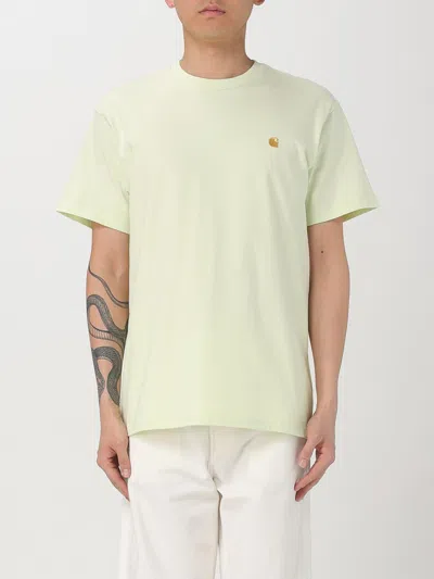 CARHARTT T-SHIRT CARHARTT WIP MEN COLOR GRASS GREEN,421079087