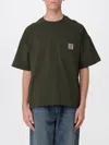 Carhartt T-shirt  Wip Men Color Green