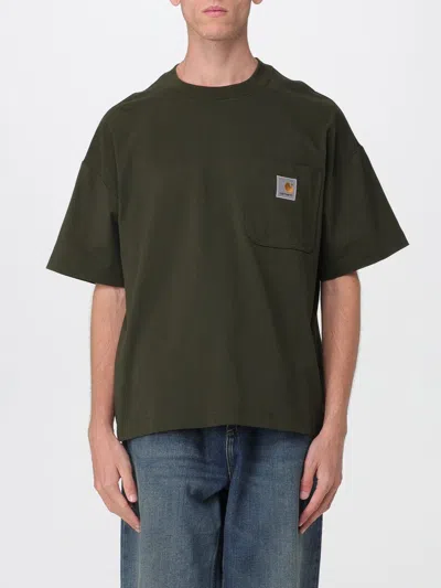 Carhartt T-shirt  Wip Men Color Green