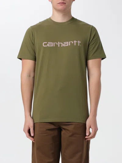 Carhartt T-shirt  Wip Men Color Green