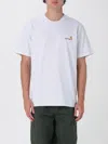 Carhartt Organic Cotton T-shirt With Frontal Logo In White