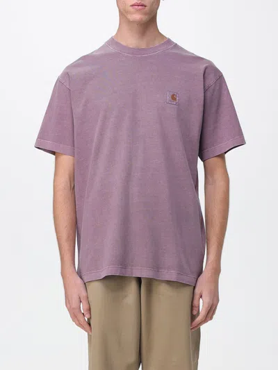Carhartt T-shirt  Wip Men Color Lilac In Purple