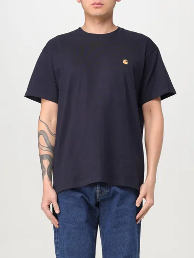CARHARTT T-SHIRT CARHARTT WIP MEN COLOR NAVY,421079045