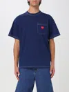 Carhartt T-shirt  Wip Men Color Navy In Blue