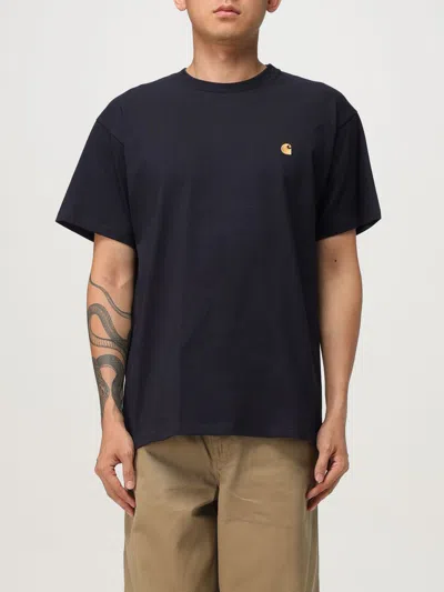 CARHARTT T-SHIRT CARHARTT WIP MEN COLOR NAVY,433818045