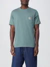 Carhartt T Shirt With Chest Pocket In Green