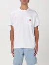 Carhartt T-shirt With Pocket And Heart Patch In White