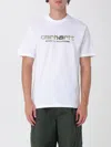 Carhartt Short Sleeve Solar Chrome Script T Shirt White In White