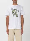 Carhartt Short Sleeve Solar Chrome C-logo T Shirt White In White