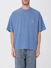 Carhartt Mens Sorrent Hudson Crewneck Cotton-jersey T-shirt In Blue