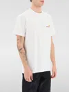 Carhartt The American Script White T-shirt In Weiss