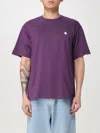 Carhartt Ss Madison Tshirt In Wine