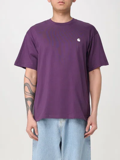 CARHARTT T-SHIRT CARHARTT WIP MEN COLOR WINE,421088114
