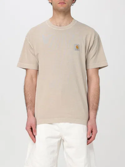 CARHARTT T-SHIRT CARHARTT WIP MEN COLOR NATURAL,421097067