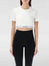 Carhartt W Script Crop Top In 白色