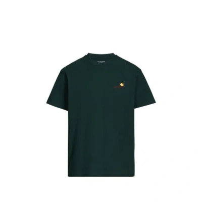 Carhartt T-shirt Col Rond En Coton In Green