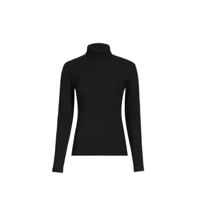 Carhartt T-shirt Col Roulé In Black