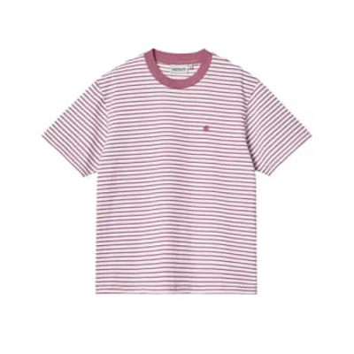 Carhartt T-shirt For Woman I031627 White Magenta