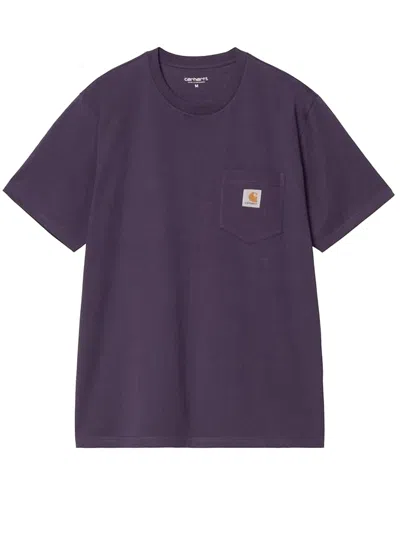 Carhartt T-shirt Ls Chase Uomo Purple