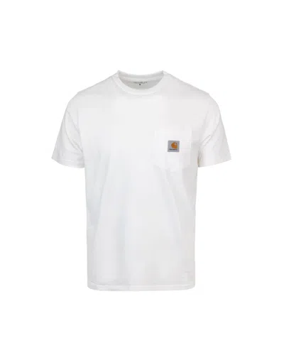 CARHARTT T-SHIRT POCKET BIANCA
