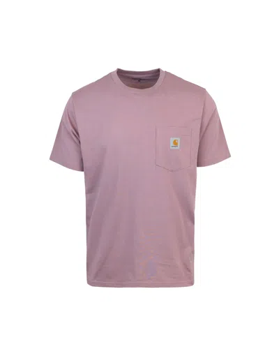 Carhartt T-shirt With Pocket In Pink