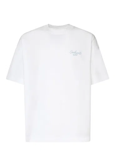 Carhartt T-shirt Signature Script In White