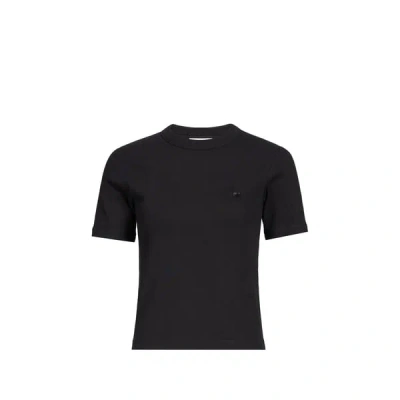 Carhartt T-shirt Slim Côtelé In Blue