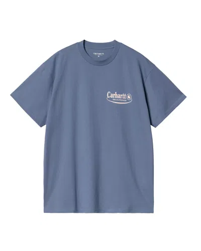 Carhartt T-shirt S/s Catalogue Blu In Blue