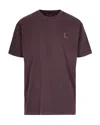 Carhartt T-shirt S/s Vista Palisander In Burgundy