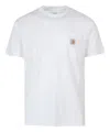 Carhartt Cotton T-shirt With Logo Patch In White