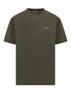 Carhartt Script Embroidery T-shirt In Cypress/white
