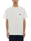 Carhartt T-shirt With Pocket And Heart Patch In White