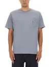 Carhartt Pocket S\s T-shirt In Gray