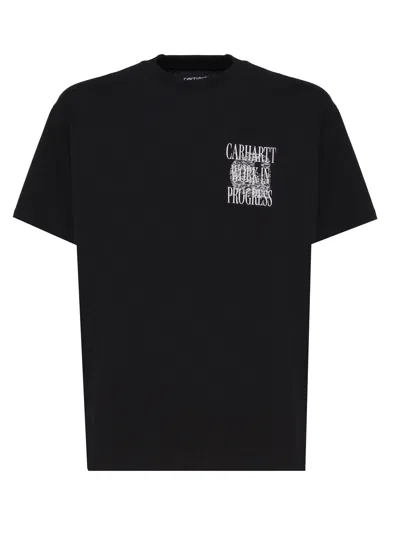 Carhartt T-shirt With Print In Black