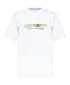 Carhartt Short Sleeve Solar Chrome Script T Shirt White In White