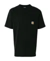 Carhartt Man T-shirt Midnight Blue Size Xl Cotton In Black