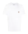 Carhartt T-shirt With Round Neck And Short Sleeves In White