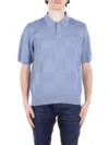 Carhartt T-shirts And Polos In Frosted Blue Azzurro