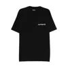 Carhartt Archive Script Printed T-shirt In Black