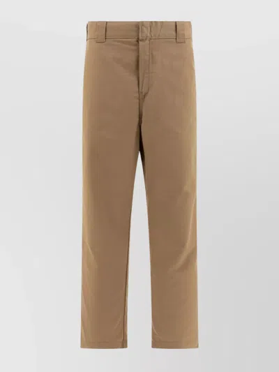 CARHARTT TAILORED PANTS WITH BACK POCKET AND BELT LOOPS