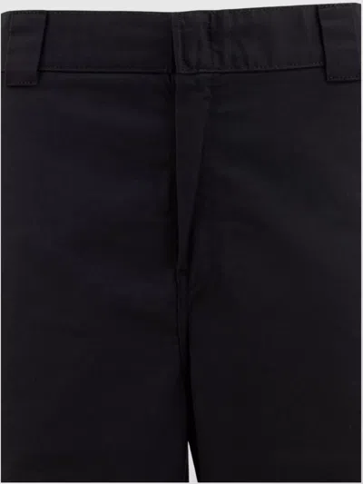 Carhartt Tailored Pants With Back Pocket And Belt Loops In Black