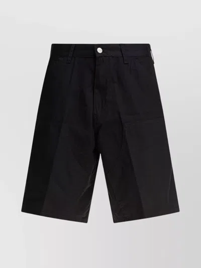CARHARTT TAILORED SHORTS WITH POCKETS AND BELT LOOPS