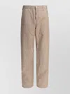 Carhartt Denim Trousers With Belt Loops And Pockets