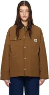 Carhartt Detroit Jacket In Hamilton Brown / Tob